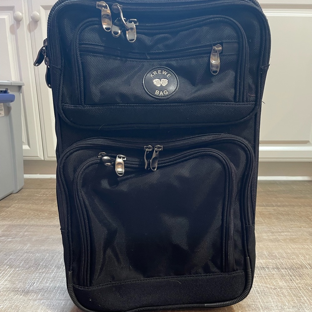 Krewe Bag wheeled carry on luggage